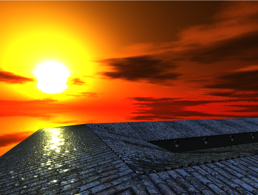 Screenshot of Vulkan renderer